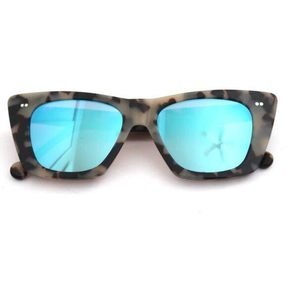 COLORS IN OPTICS Magnifique Cat eye Sunglasses Mirror lenses